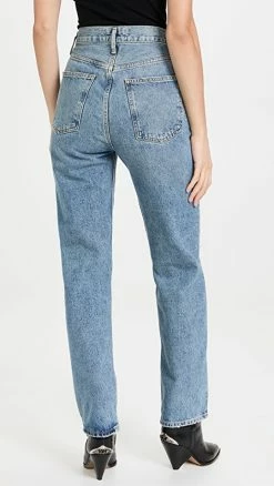 New 🎉 AGOLDE 90's Pinch Waist High Rise Straight 👖 Jeans Navigate 🛒 -BAUM UND PFERDGARTEN SHOP agole3049664841 1644852752513 2 0. UX540 . QL90