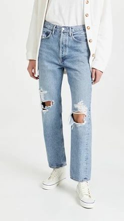 Top 10 🛒 AGOLDE Mid Rise Loose Fit 90's 👖 Jeans Wander 🔥