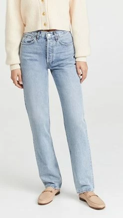 Wholesale 🎉 AGOLDE Lana Vintage Straight 👖 Jeans Fiction 🔔