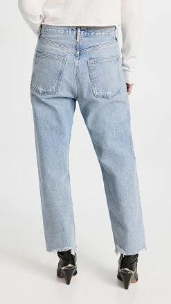 Hot Sale 🛒 AGOLDE 90's Crop Mid Rise 👖 Jeans Nerve ✔️ -BAUM UND PFERDGARTEN SHOP agole306221219d 1671121818832 2 0. UX540 . QL90