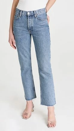 Wholesale ✨ AGOLDE Mid Rise Relaxed Boot 👖 Jeans Static 🛒