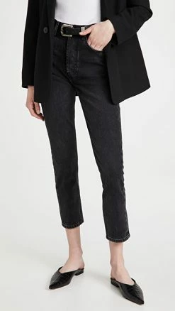 Best reviews of ๐ ANINE BING Sonya ๐ Jeans Charcoal ๐ฏ