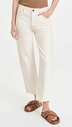 Deals ๐ฅ ANINE BING Gavin ๐ Jeans Ecru White ๐ฅ