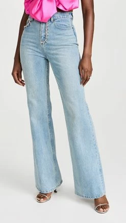 Best reviews of 🌟 'AREA' Nameplate Bootcut 👖 Jeans Light Blue ✔️ -BAUM UND PFERDGARTEN SHOP areaa302201af57 1661208757421 2 0. UX540 . QL90