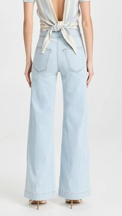 Flash Sale 👏 ASKK NY Brighton Wide Leg 👖 Jeans White Water ❤️ -BAUM UND PFERDGARTEN SHOP askkk3008648661 1654199075389 2 0. UX540 . QL90