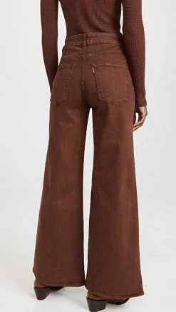 New ✔️ ASKK NY Wide Leg 👖 Jeans Chocolate ⌛ -BAUM UND PFERDGARTEN SHOP askkk3010411141 1667498359287 2 0. UX540 . QL90