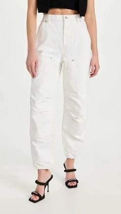 Coupon ๐ Alexander Wang Double Front Carpenter Pants Vintage White ๐