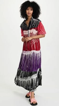 Best deal ๐ Busayo Wale Tie Dye Maxi ๐ Dress Multi-Colored ๐ฏ