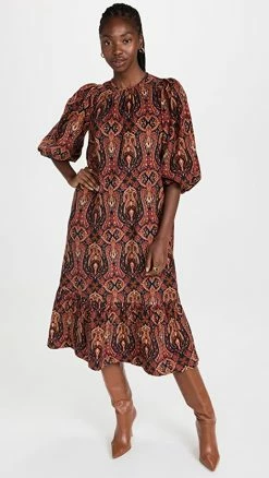 Outlet 🤩 ByTiMo Baby Cord Shift 👗 Dress Vintage Paisley 🎁