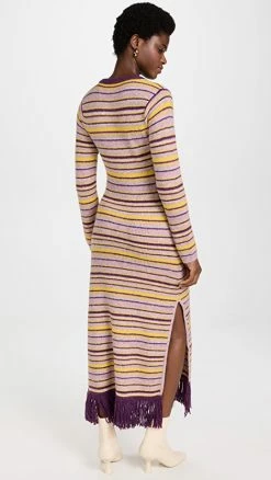 Deals 🔔 Cinq à Sept Sloane Knit 👗 Dress Lilac Multi 🧨 -BAUM UND PFERDGARTEN SHOP cinqa3132625684 1663689948889 2 0. UX540 . QL90
