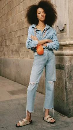 Best deal โค๏ธ Citizens Of Humanity Daphne Crop High Rise Stovepipe ๐ Jeans Chakra ๐