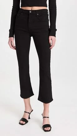 Budget ๐ Citizens Of Humanity Isola Cropped Boot ๐ Jeans Plush Black ๐ฅ