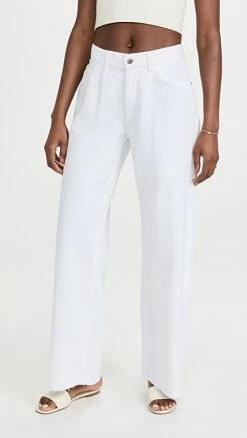 Best reviews of ๐ DL1961 Isabel Wide Leg ๐ Jeans White Raw (Vintage) โ
