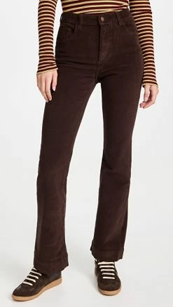 Budget โค๏ธ DL1961 Bridget Boot High Rise Instasculpt ๐ Jeans Dark Cocoa (Corduroy) ๐