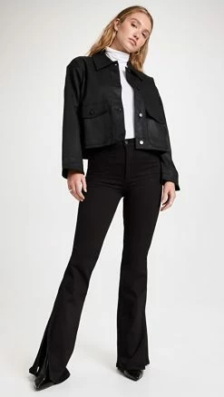 Discount โ๏ธ DL1961 Rachel Flare Ultra High Rise Instasculp ๐ Jeans Raven (Ultimate) ๐