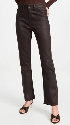 Best Pirce โ DL1961 Emilie Straight Ultra High Rise Vintage ๐ Jeans Dark Cocoa (Ultimate Knit ๐งฅ Coat ๐ฅฐ