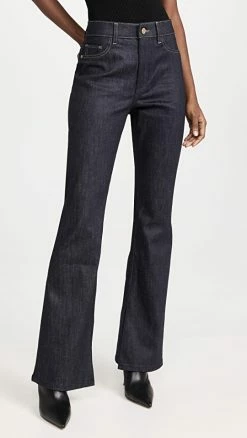 Hot Sale ๐คฉ DL1961 Bridget Boot: High Rise Instasculpt ๐ Jeans Indigo ๐งฅ Coated (Performance) โ