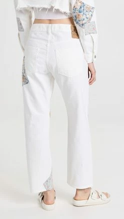 Outlet 🎉 Denimist Boyfriend 👖 Jeans White W/ Multi Patch Work 🌟 -BAUM UND PFERDGARTEN SHOP dmist300921d612 1652468546628 2 0. UX540 . QL90