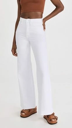 Best Sale 👍 Good American Good Waist Palazzo 👖 Jeans White001 ⌛