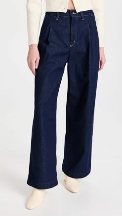 Flash Sale ⌛ GOLDSIGN The Alda Wide Leg Balloon 👖 Jeans Rinse 🛒