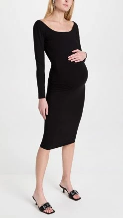 Best deal ✔️ HATCH The Long Sleeve Body 👗 Dress Black ❤️