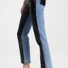Best reviews of 🤩 Jonathan Simkhai STANDARD River High Rise Straight 👖 Jeans Vegan Leather Combo 👍