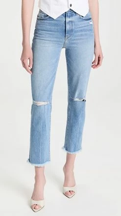 Best Sale ๐ Le Jean Sabine Straight Leg ๐ Jeans Poolside Wash โ๏ธ