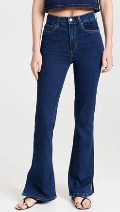 Cheap โจ Le Jean Stella Flare ๐ Jeans Dark Night ๐