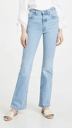 Brand new 🥰 Levi's Ribcage Bootcut 👖 Jeans Tango Lighten Up 🛒