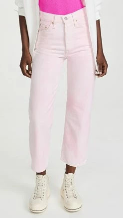 Outlet 🥰 Levi's Ribcage Straight Ankle 👖 Jeans There Once Was A Princess ❤️