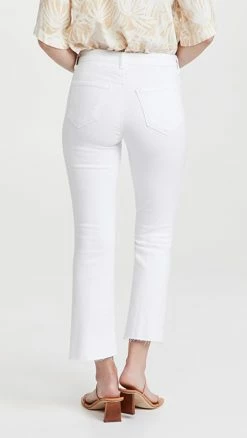 Budget 🌟 L'AGENCE Kendra Crop Flare 👖 Jeans Blanc 😉 -BAUM UND PFERDGARTEN SHOP lgenc3142113e7b 1625153527178 2 0. UX540 . QL90
