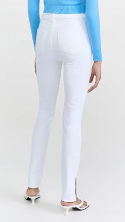 Budget 🌟 L'AGENCE Josie High Rise Skinny 👖 Jeans Blanc 💯 -BAUM UND PFERDGARTEN SHOP lgenc3152214757 1647612141203 2 0. UX540 . QL90