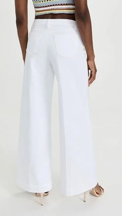 Best Sale 😉 L'AGENCE Sandy High Rise Wide Leg 👖 Jeans Blanc 🎁 -BAUM UND PFERDGARTEN SHOP lgenc3152414757 1650401901275 2 0. UX540 . QL90