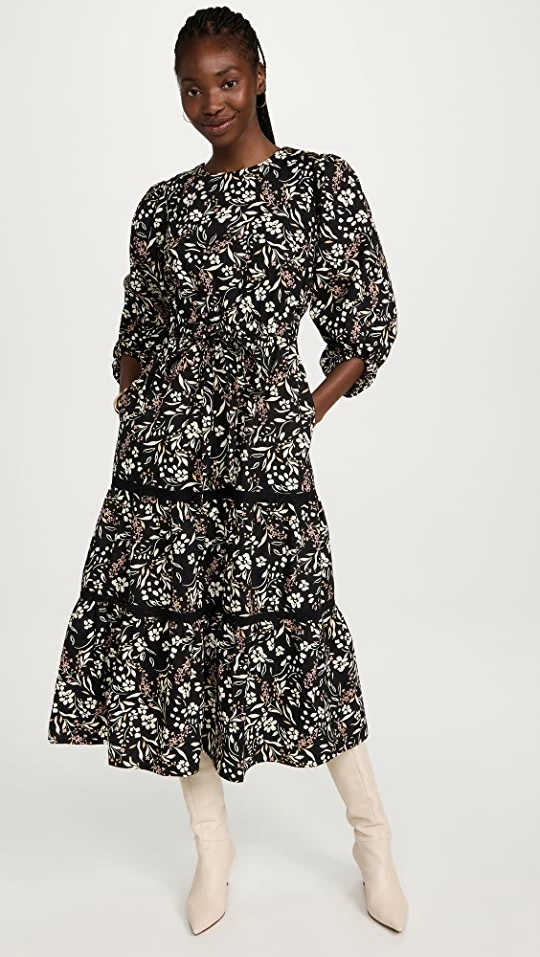 Budget ⌛ Lost + Wander Under The Stars Maxi 👗 Dress Black Off White ❤️ 3 Budget ⌛ Lost + Wander Under The Stars Maxi 👗 Dress Black Off White ❤️