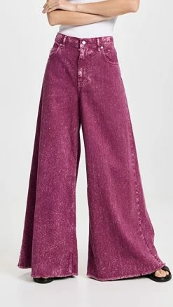 Buy 💯 Marni Long Wide Leg 👖 Jeans Dry Rose 🔥 -BAUM UND PFERDGARTEN SHOP mardb3105239785 1657658884890 2 0. UX540 . QL90