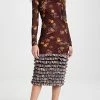 Best reviews of 😉 Molly Goddard Printed Mesh Midi 👗 Dress Brown ✔️ -BAUM UND PFERDGARTEN SHOP mgodd300101a338 1661442856907 2 0. UX540 . QL90
