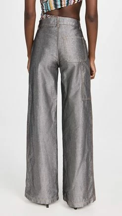 Coupon 🥰 Missoni Metallic Trousers Silver Denim ⭐ -BAUM UND PFERDGARTEN SHOP mison405341e741 1666192973249 2 0. UX540 . QL90