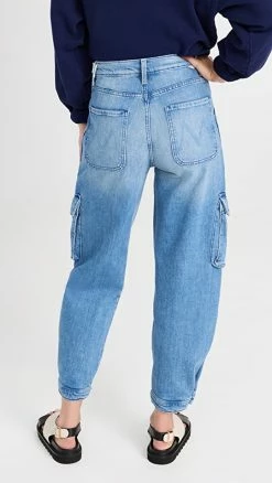 Cheapest 👍 MOTHER The Curbside Cargo Flood 👖 Jeans Herbal Remedy ✔️ -BAUM UND PFERDGARTEN SHOP mothr216221e25d 1662053867663 2 0. UX540 . QL90