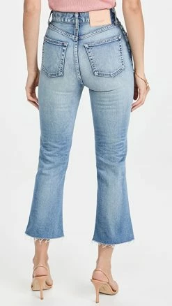 Deals ❤️ MOUSSY VINTAGE Cropped Flare 👖 Jeans Blue ✨ -BAUM UND PFERDGARTEN SHOP mouss30185102c9 1647111194105 2 0. UX540 . QL90