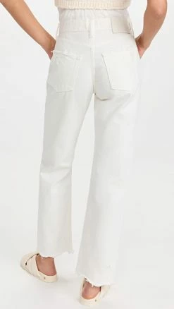 Best Pirce 👍 MOUSSY VINTAGE Mv Odessa Wide Straight White 👖 Jeans 🥰 -BAUM UND PFERDGARTEN SHOP mouss301951c925 1652307226846 2 0. UX540 . QL90