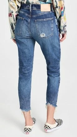 Wholesale 🎁 MOUSSY VINTAGE Mv Adrian Friend 👖 Jeans Blue ✨ -BAUM UND PFERDGARTEN SHOP mouss302211a569 1663098949703 2 0. UX540 . QL90