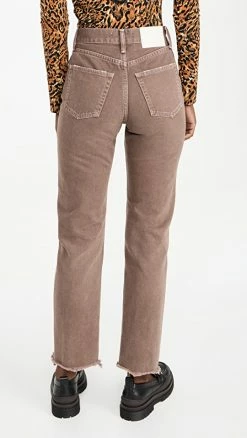 Discount ⌛ MOUSSY VINTAGE Mv Romulus Wide Straight 👖 Jeans Brown 🌟 -BAUM UND PFERDGARTEN SHOP mouss302241a338 1661894590331 2 0. UX540 . QL90