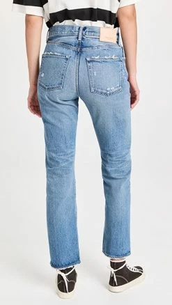 Best Sale 🥰 MOUSSY VINTAGE Mv Loews Straight 👖 Jeans Blue ⭐ -BAUM UND PFERDGARTEN SHOP mouss302251a569 1663090620682 2 0. UX540 . QL90