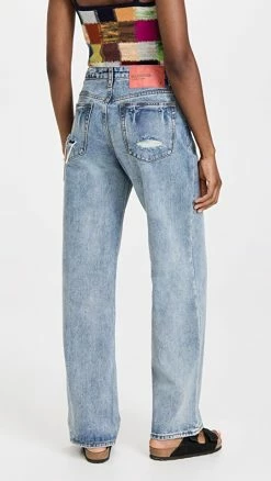 Discount 🥰 One Teaspoon Jackson Mid Waist Wide Leg 👖 Jeans Sunbleach Blue 🌟 -BAUM UND PFERDGARTEN SHOP onete307801da8a 1652898073950 2 0. UX540 . QL90