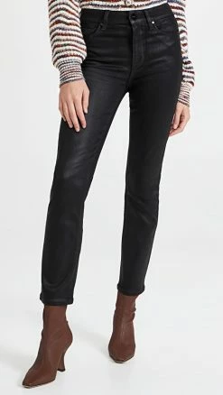 Wholesale ⌛ PAIGE Cindy Luxe 🧥 Coating 👖 Jeans Black Fog Luxe 🧥 Coating 🔔