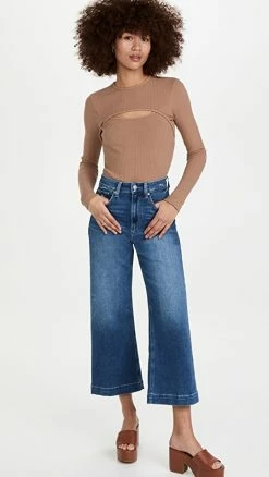 Best Pirce โค๏ธ PAIGE Flaunt Denim Spotlight ๐ Jeans Eiffel Distressed ๐