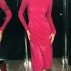 Cheap 🤩 Prabal Gurung Turtleneck 👗 Dress Fuschia 🎉 -BAUM UND PFERDGARTEN SHOP praba2031387760 1663169468210 2 0. UX540 . QL90