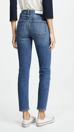 Best Sale 🎁 RE/DONE High Rise Comfort Stretch Ankle Crop 👖 Jeans Mid '70s ❤️ -BAUM UND PFERDGARTEN SHOP redon301311142b q2 2 0. UX540 . QL90