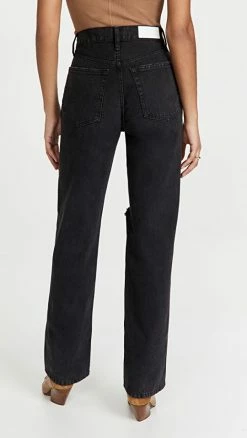 Top 10 🌟 RE/DONE High Rise Rigid Loose Jean Washed Black With Rips ✔️ -BAUM UND PFERDGARTEN SHOP redon30352184a9 1628785715248 2 0. UX540 . QL90