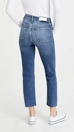 Outlet ✨ RE/DONE High Rise Comfort Stretch Stove Pipe 👖 Jeans Mid 70s ⭐ -BAUM UND PFERDGARTEN SHOP redon3054112ef9 1628008117259 2 0. UX540 . QL90